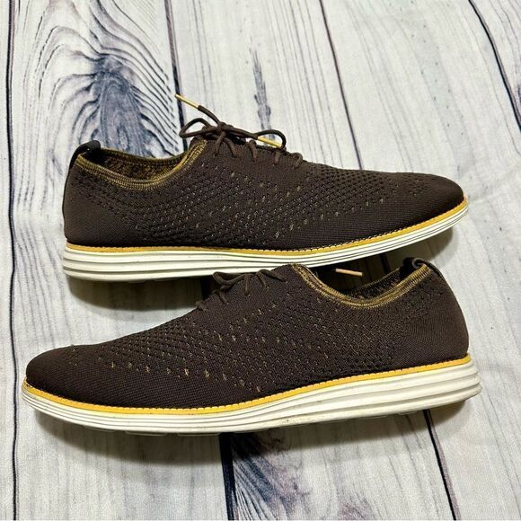 Cole Haan Shoes Men 13 M OriginalGrand Oxford Plain Toe Gray Stitchlite‎ main image 5